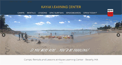 Desktop Screenshot of kayaklearningcenter.com